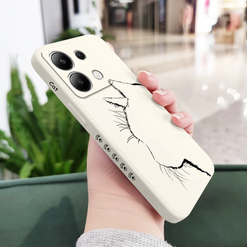 Charming Cat Liquid Silicone Phone Case