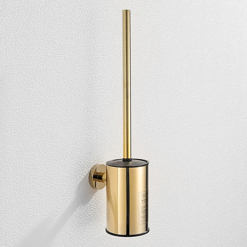 Toilet Brush Holder Wall Mount Household WC Cleaning Tools Stainless Steel Bathroom Accessories FR06 toilet brush holder