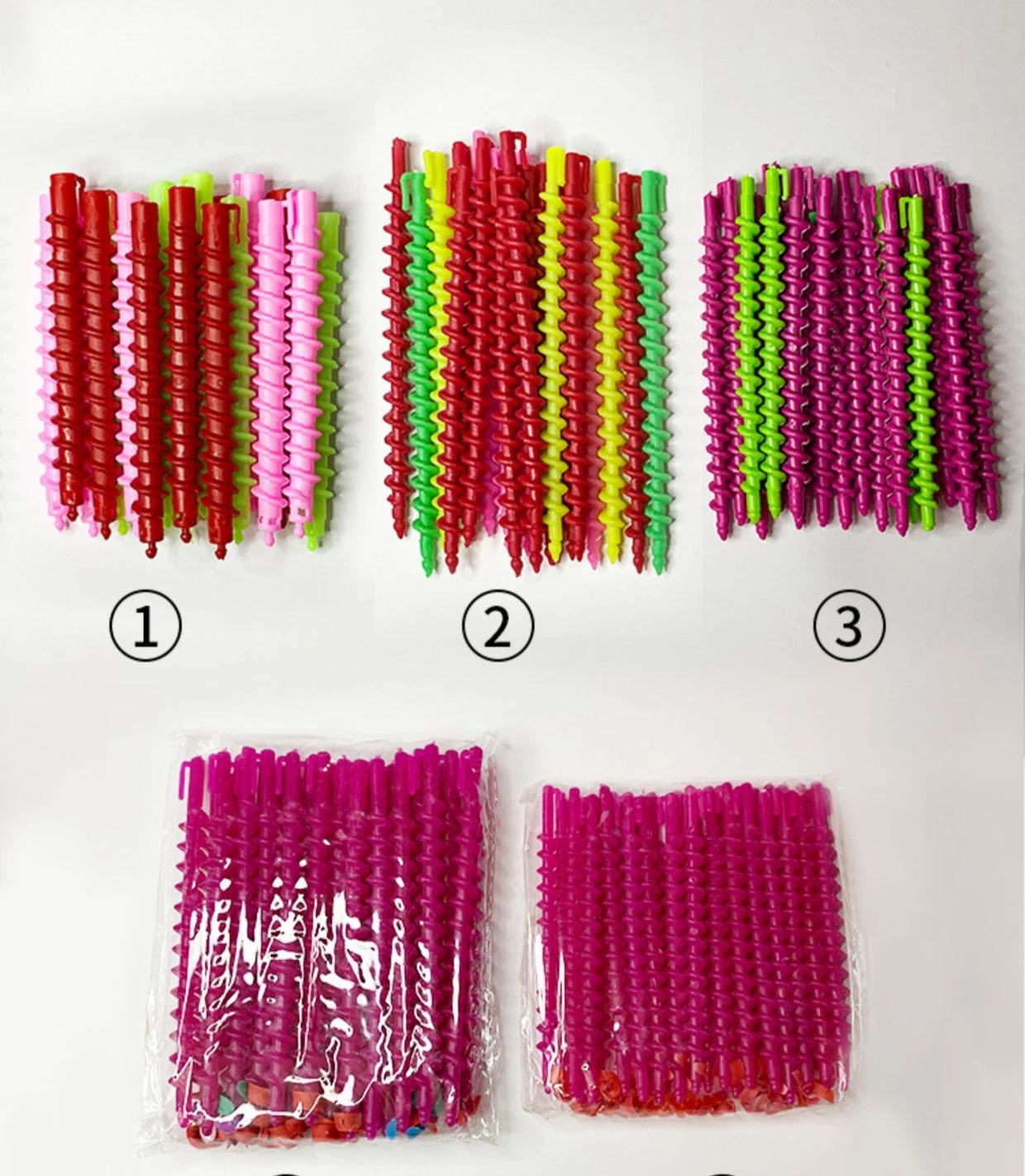 Description Picture 2 of itemHair Screw Barbershop Special Supplies Hair Rod Lengthening Wool Curling Perm Tool Cold Iron Bar Spiral Accessories Styling