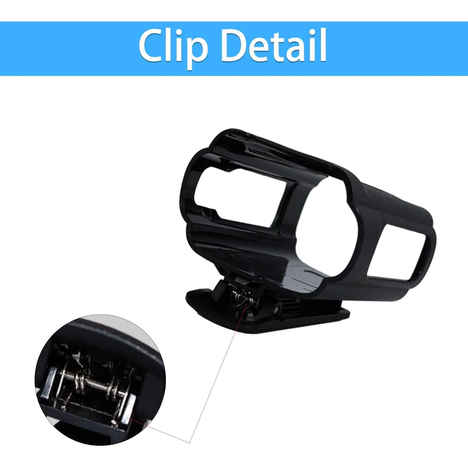 Durable Walkie Talkie Belt Clip Holster | Reliable Radio Holder Replacement Accessory | 1-Pack