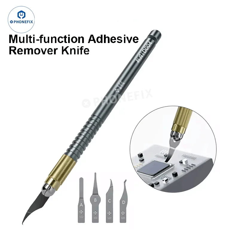 XZZ Sharp Klinge D004 Multi-funktion Klebstoff Entferner Messer Professionelle Kleber Schrott Werkzeuge Für Motherboard Chip Schichtung Hebeln werkzeuge