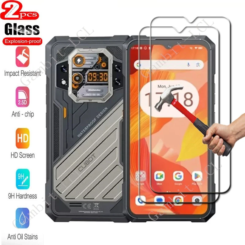 2PCS Premium Screen Protection Tempered Glass Film