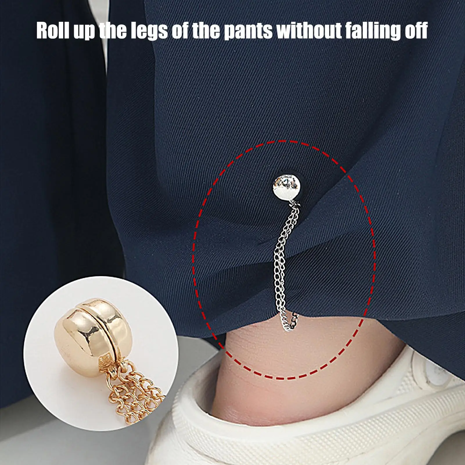 Hot 4PCS Magnetic Clothing Clips Multi-Function Magnetic Strength Buttons Clips Pinless Brooch Clips for Women Clothes Cardigans