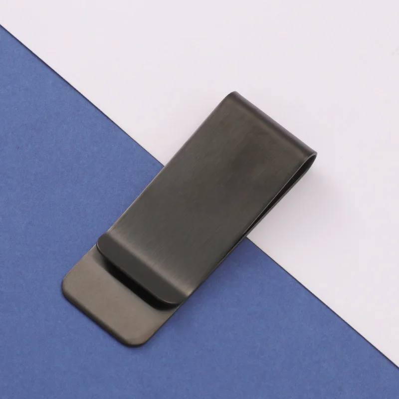 Men Vintage Solid Brass Money Clip Wallet Thickness Metal Cash Bill Clamp Holder ID Credit Card Folder Mini Wallets