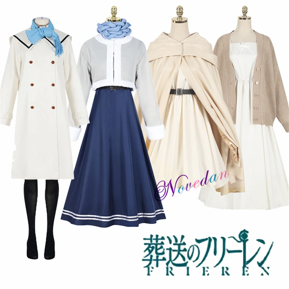 

Anime Frieren At The Funeral Sousou No Frieren Fern Cosplay Coat Sweater Dress Uniform Halloween Party Cosplay Costume Wig