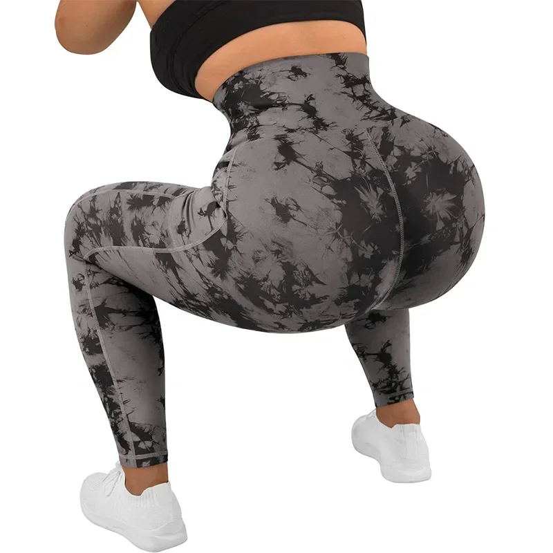 Women Leggings Fitness Yoga Pants Skinny Sports Gym Running Mesh Patchwork Yoga Elasticity Athletic Tie Dyeing Pants Deportivas sports leggings,yoga pants