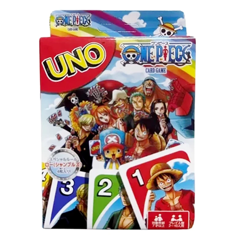 Mattel Games UNO One Piece! Card Game Multiplayer UNO Card Game Family Party Games Toys Kids Toy Playing Cards images - 6