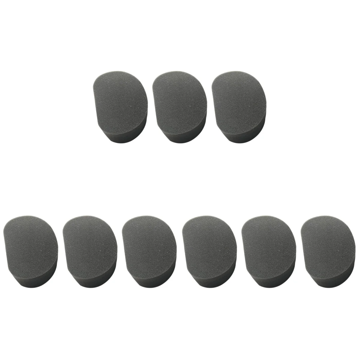 

9 Pcs Portable Car Tire Polishing Sponges Tire Wheel Waxing Replaceable Sponges