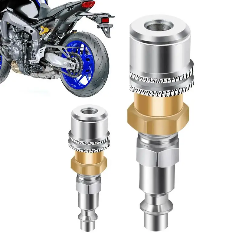 

Brass Tire Chuck Brass Closed Flow Air Chuck Advanced Car Tire Air Chuck Inflator Pump Valve Connector Clip On Adapter Tire tool