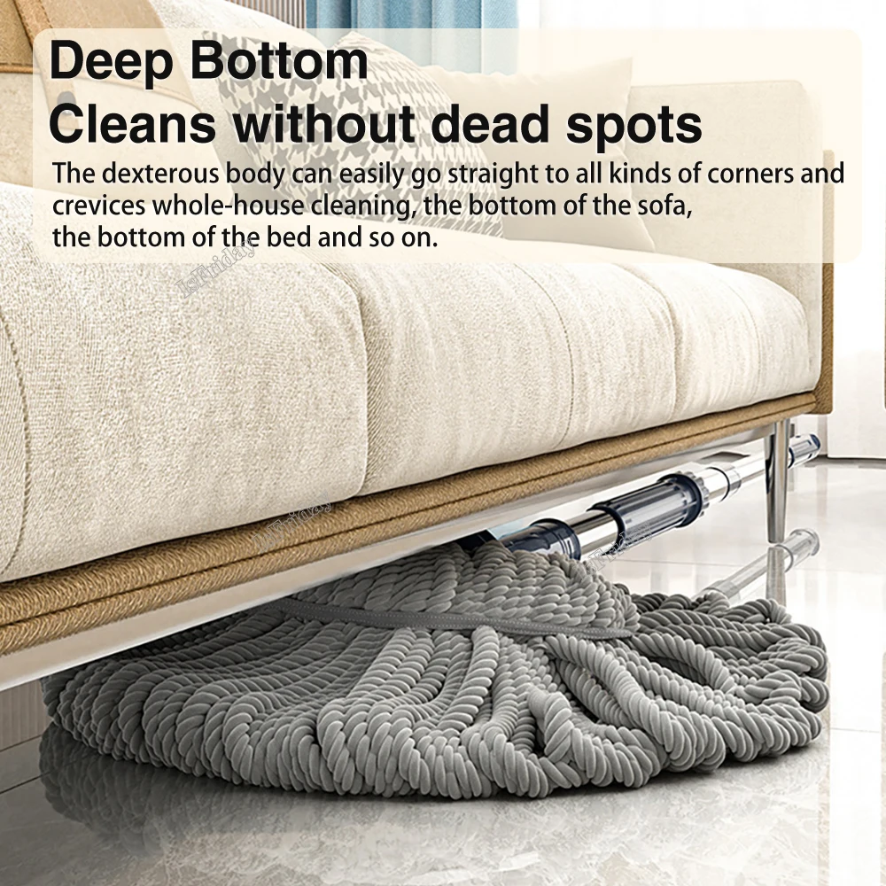 Rotating Self Rotating Water Mop New No Hand Washing Mop Household Mop Floor Cleaning Mop Lazy Person Mop Floor Cleaning Tools