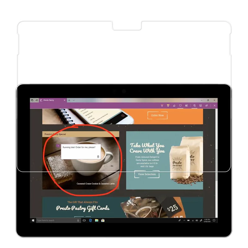 2 stücke Displays chutz folie gehärtetes Glas für Microsoft Surface Go 2 3 10,5 Pro 4 5 6 7 8 9x12,3 HD klare Anti-Scratch-Tablet-Folie
