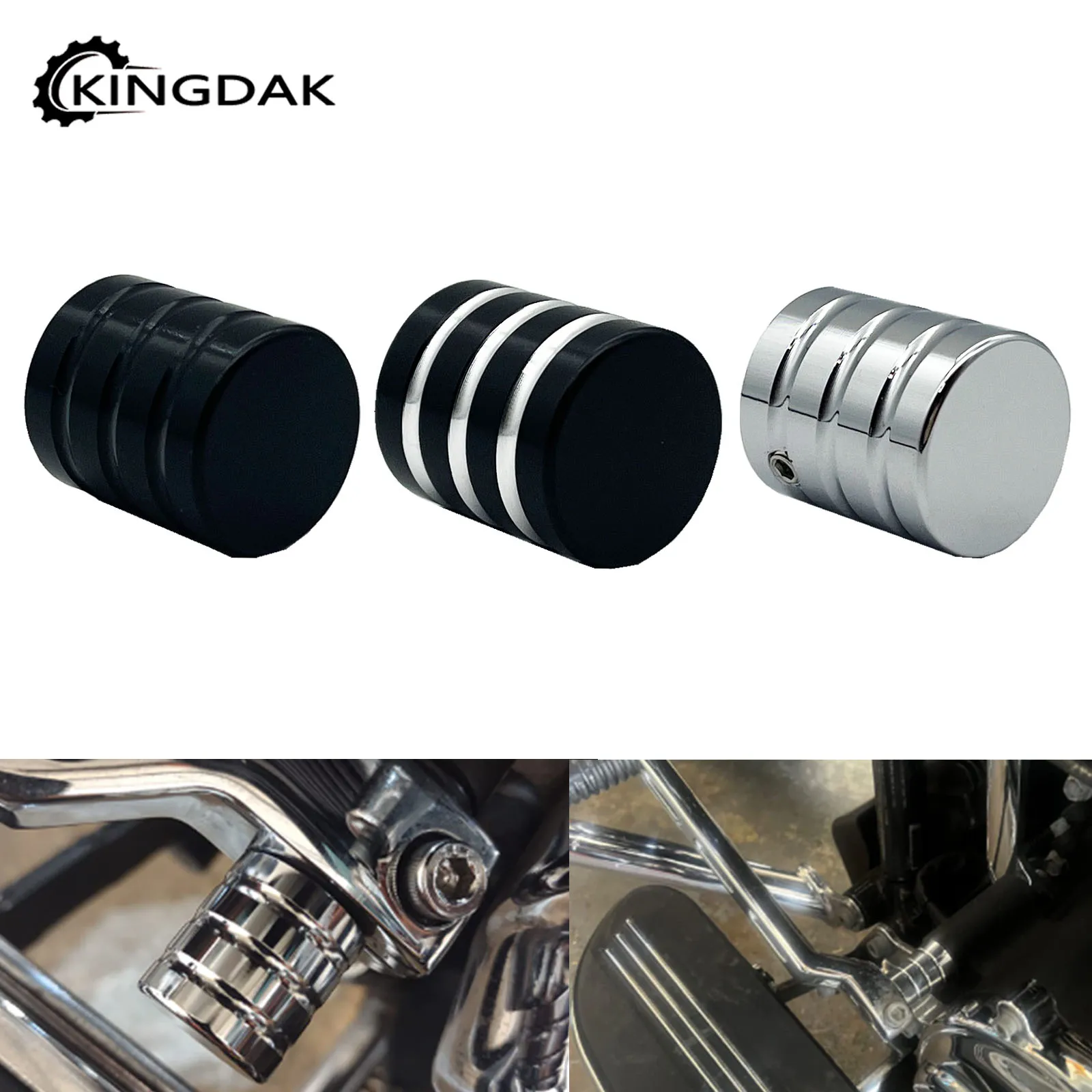 Motorcycle Handle Grips Cover Motocross Exhaust Protector Motorcycle Heel Shift Shifter Lever Eliminator Shaft Cap Cover CNC Aluminum For Harley Touring Electra Glide Road King 1980 -