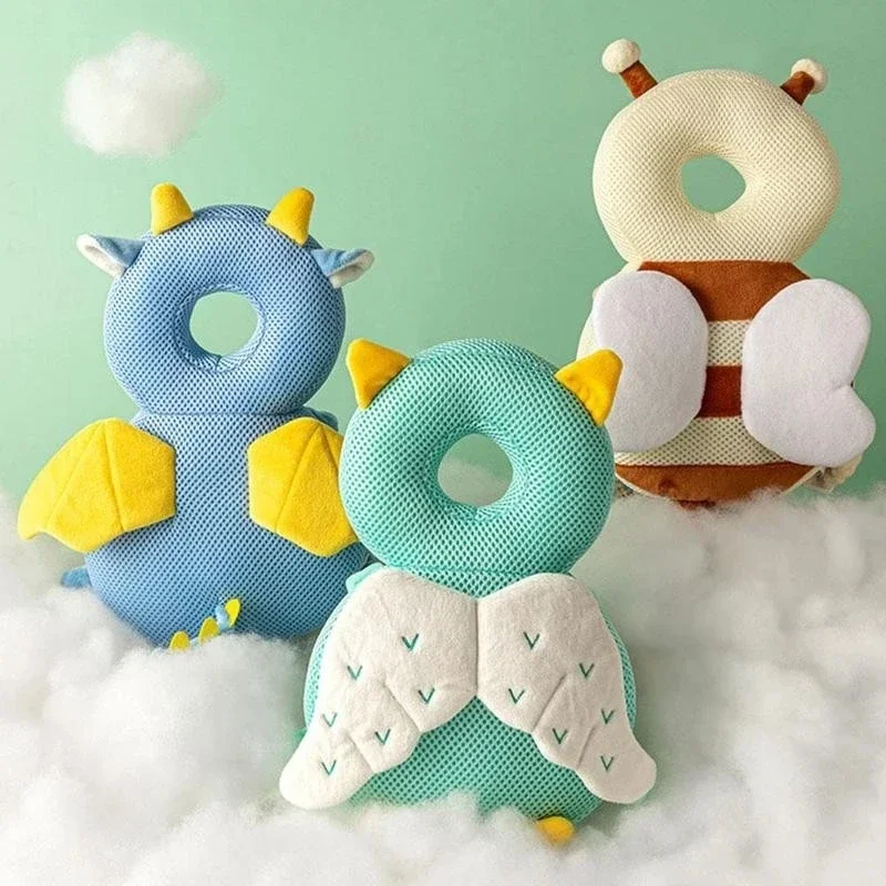 Baby Head Protection Pillow Backpack for Kids 1-3 Y Toddler Children Soft PP Cotton Protective Cushion Cartoon Security head protection pillow