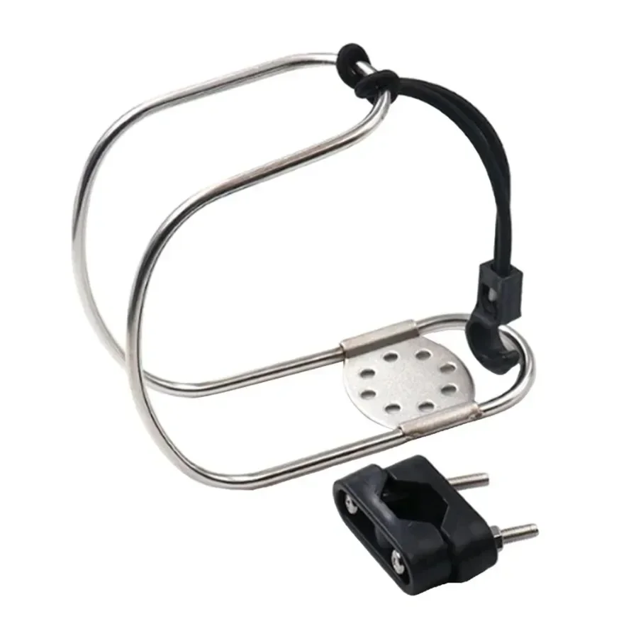 1PC Marine Grade Stainless Steel 316 Horseshoe Life Buoys Swimming Ring Holder Ship Buoy Bracket Lifebuoy Boat Accessori 4