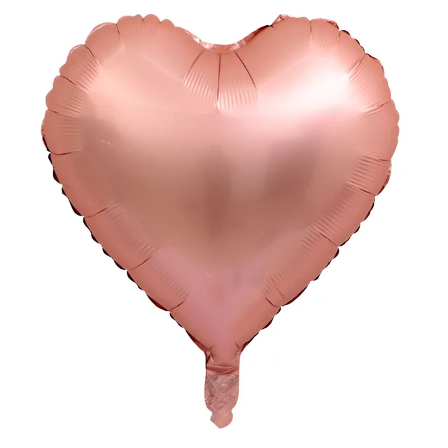 Globos De Corazón Crema Y Platino 18 Pulgadas – Decoración Para Bodas, San Valentín Y Cumpleaños