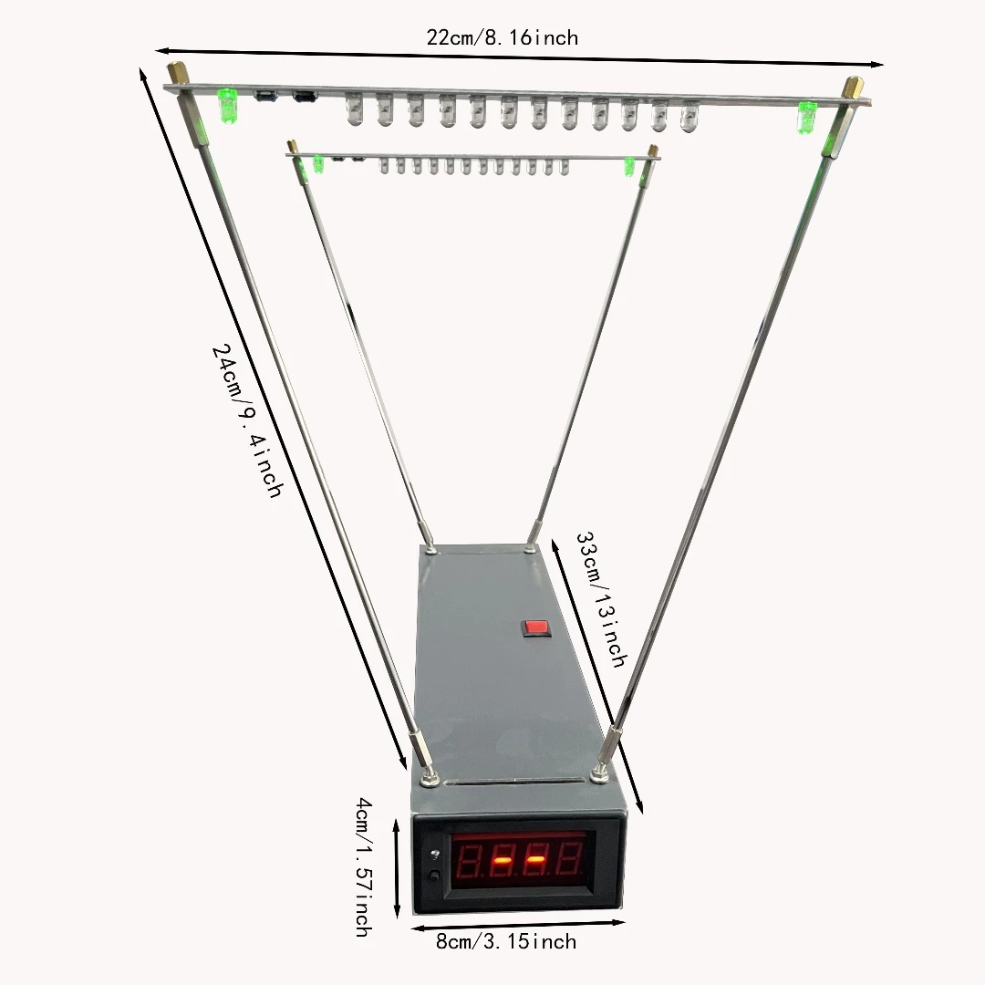 30-9999 FPS Pro Velocimetry Velocity Speed Measuring Instruments Slingshot Bow Speed Meter Chronograph for Shooting Playthings