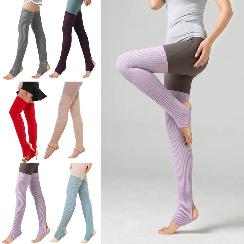 Leg Warmers Socks Fashionable Long Footless Sock Thicken Winter Dance Leg Stocking Breathable Yoga Ballet Stockings