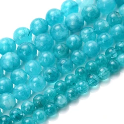 Premium Natural Blue Stone Beads for Jewelry Making - Turquoise, Agate, and Jade Spacer Beads (Tianhe Stone)