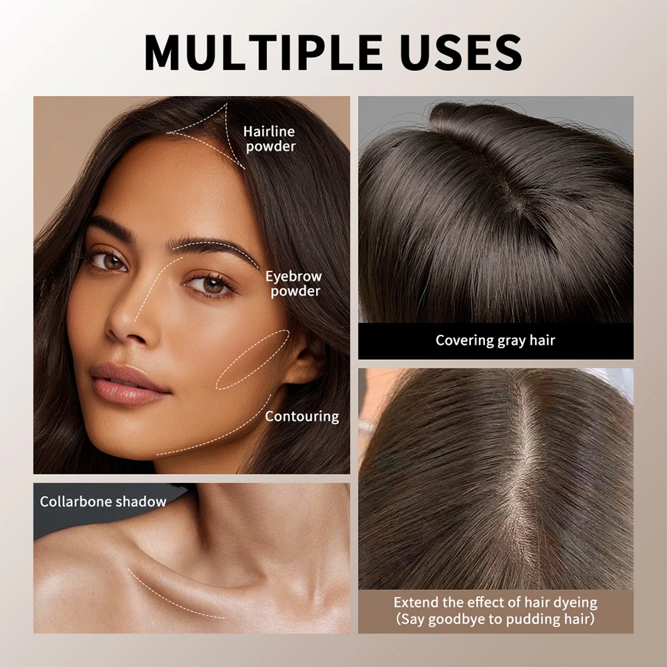 Long Lasting Waterproof Hair Color Powder