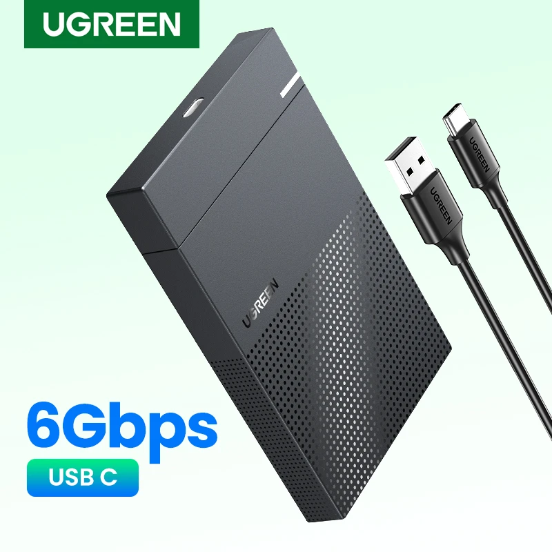 UGREEN Funda de disco duro externo para portátil, 2 1 de SATA a USB 2,5 Gen 2, 6Gbps, SSD, para Seagate Toshiba Fujitsu 3,1| | - AliExpress