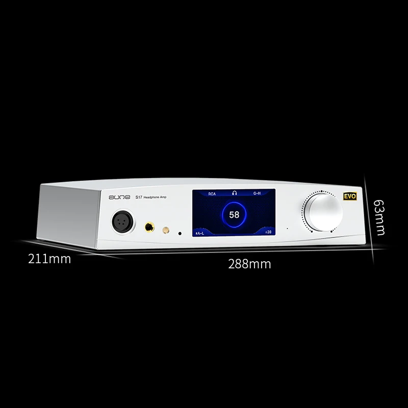 Aune-S17 Pro-ヘッドホンアンプ,クラスA,フルバランス,JFET R2R,強力な 