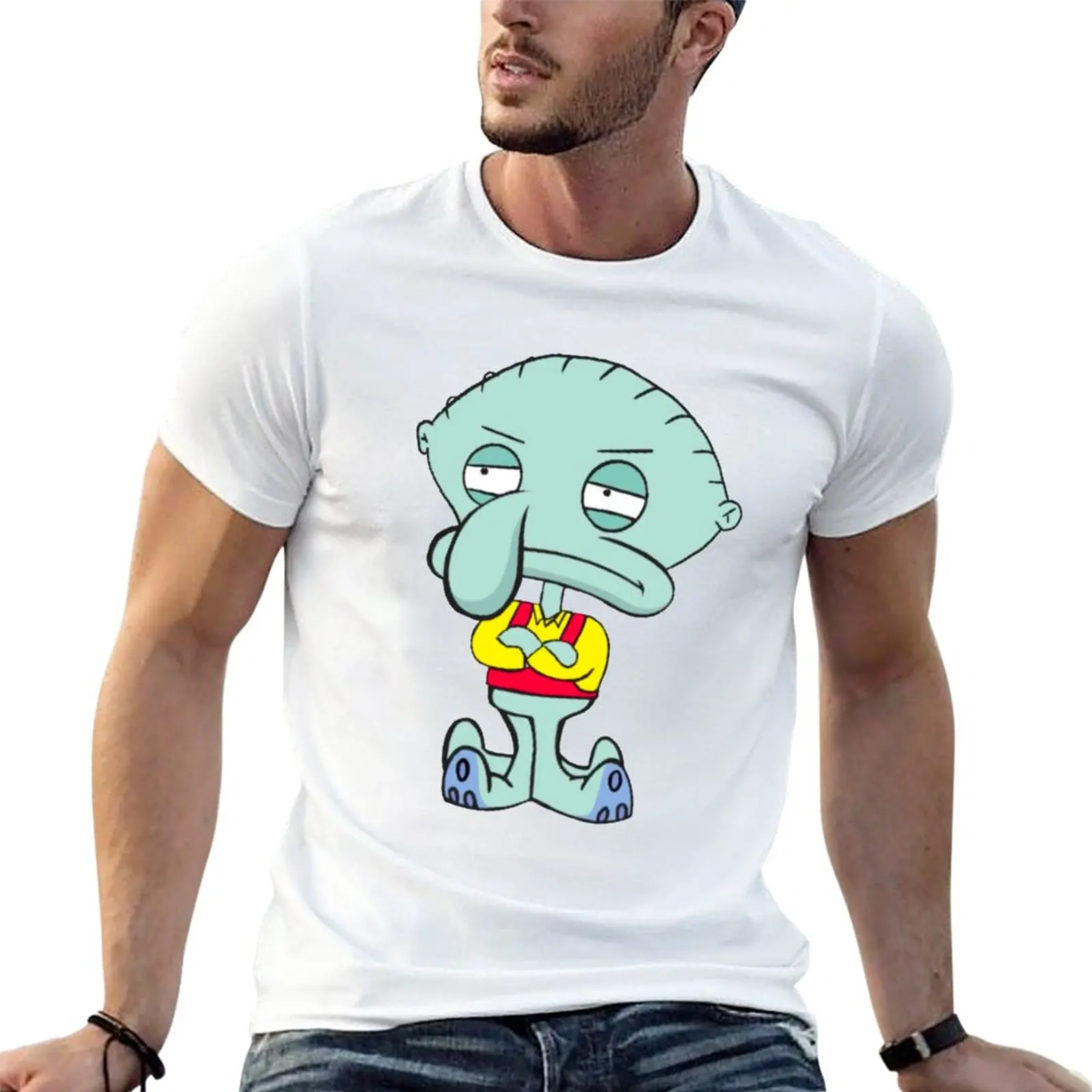 

Squoowie T-Shirt korean fashion boys t shirts customized t shirts mens graphic t-shirts big and tall