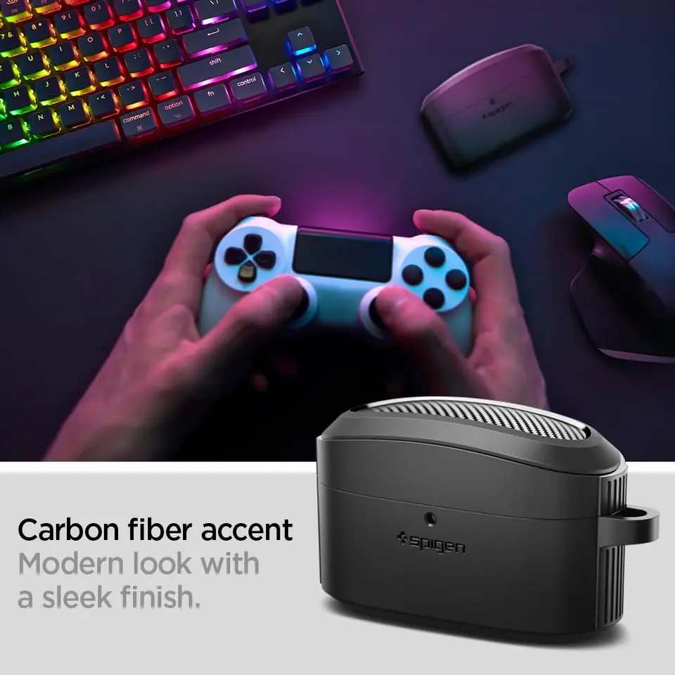 Spigen Rugged Armor Black Case for Sony WF-1000XM5