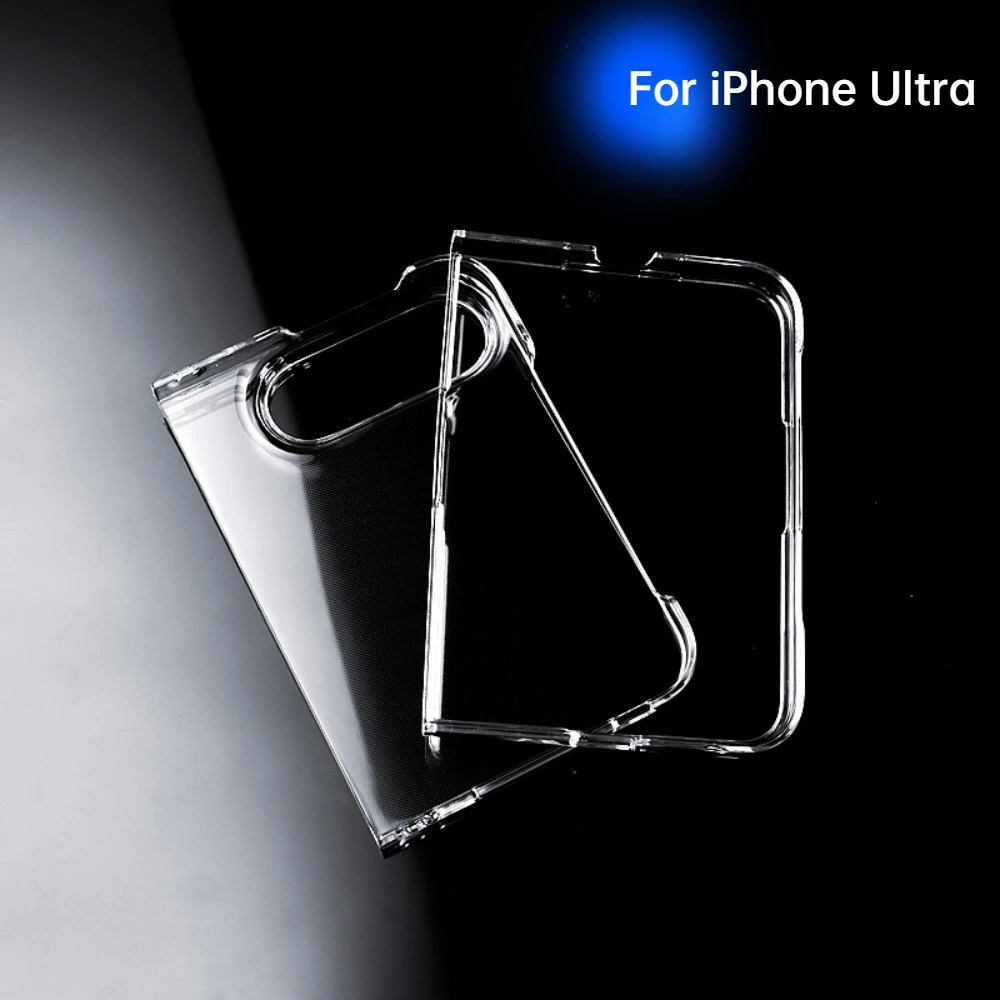 Duo Slim HD-Crystal Clear Hard PC Case with Matte Transparent Frame Cover