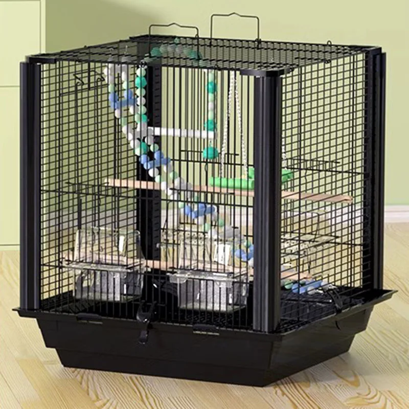 

Small Acrylic Bird Cages Bed Nests Pigeon Fences Drinker Perch Toys Stand Budgie Bird Cages Feeder Pajaros Jaula Bird Supplies