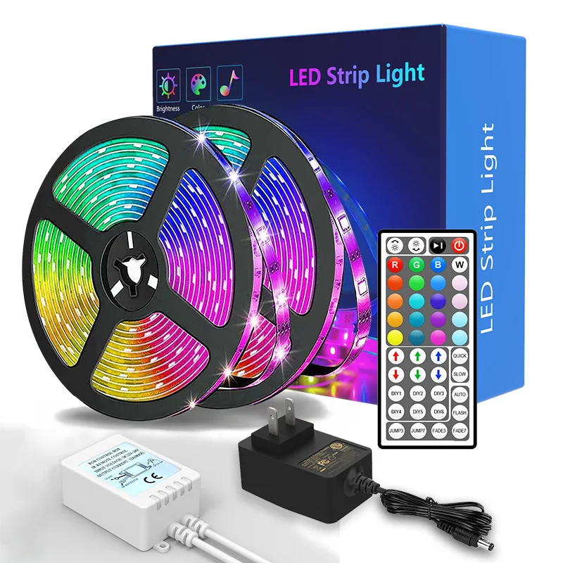 ledLight Strip Remote control color changingledLight belt set SMD 5050 rgbAmbience light Flexible Low VoltageDC12VLight Bar Adju