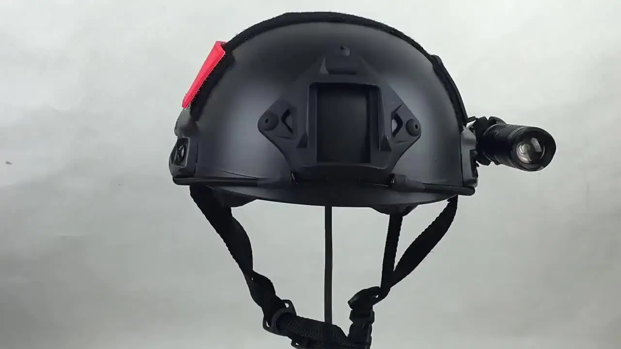 Casque Plastique ABS Noir Réglable SUNRIS Casque Couvre Pour Tactique Militaire Combat, Airsoft, Paintball Casque Déguisement Militaire