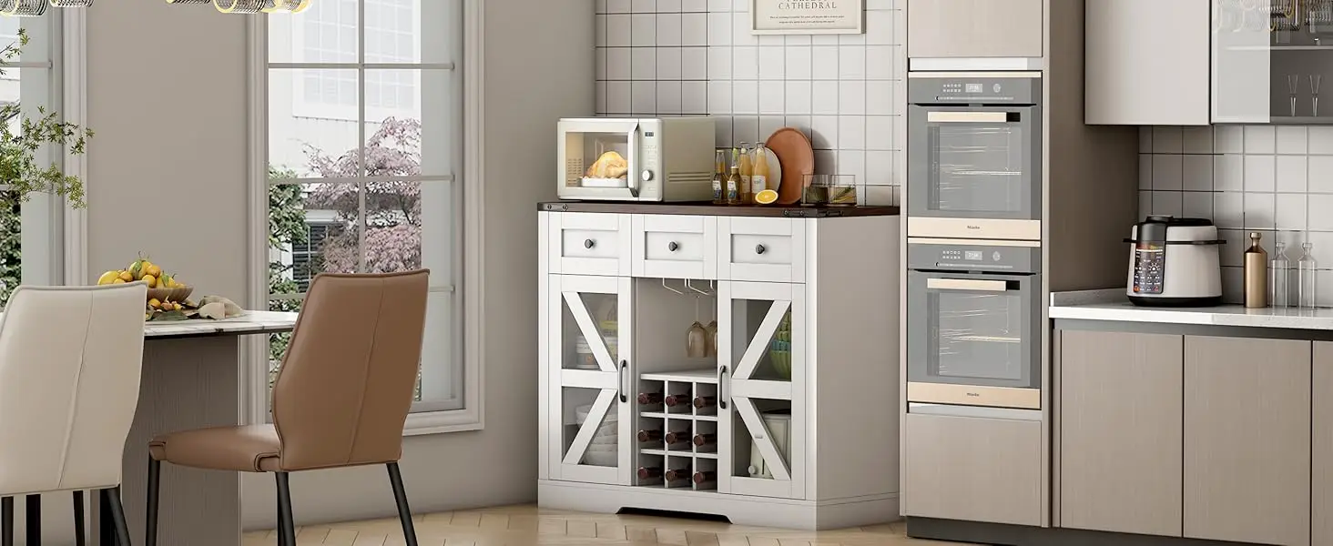 coffee bar cabinet