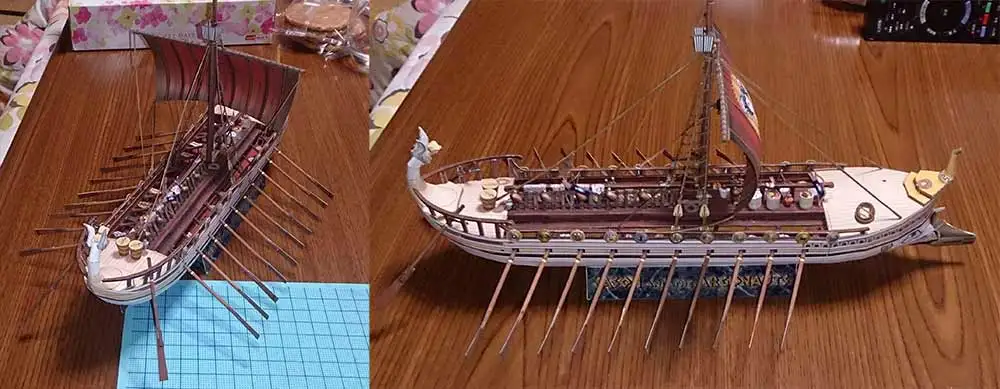 Jason and the Argonauts Argo Ship Greek Legend Jason's Discovery Handcraft Paper Model Kit Handmade Toy
