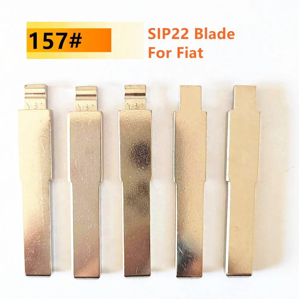 

10pcs SIP22 #157 Y37 Remote Key Blade KD VVDI Uncut Flip Blank For Fiat Punto Ducato Stilo Panda Idea Replacement part