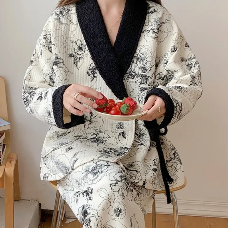 Adjustable Air Cotton Maternity Sleepwear For Spring Autumn Postpartum Nursing Period Outerwear Breathable Comfortable