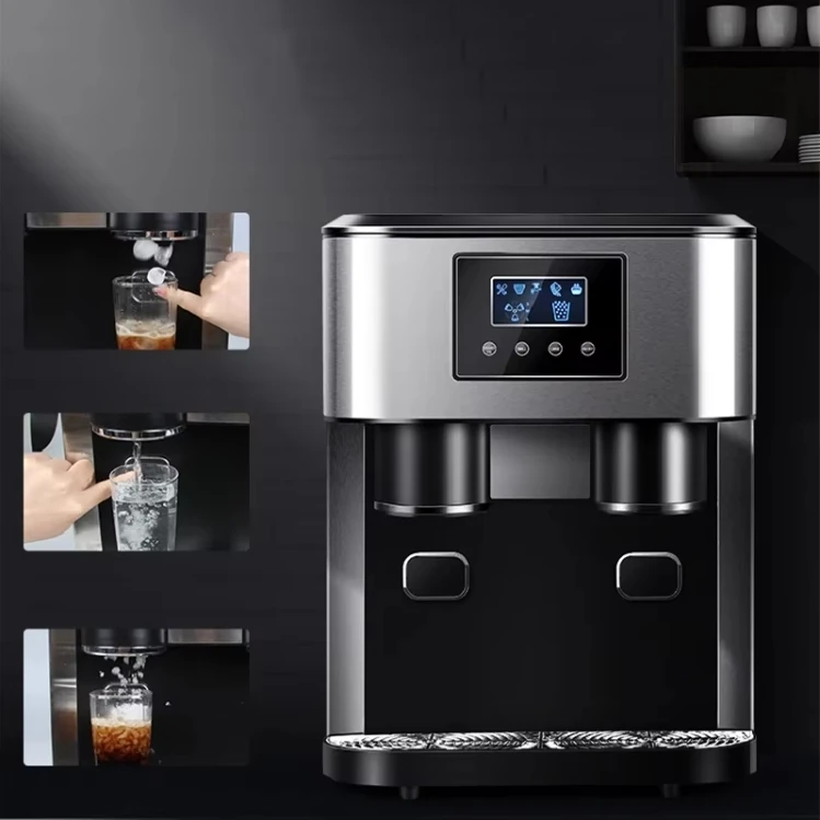 Desktop Instant Hot & Cold Water Dispenser with Ice Maker Child Lock Function
