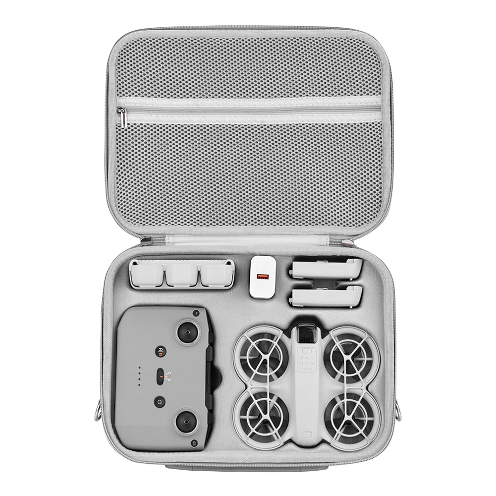 Carrying Case PU Leather Portable Handbag Wear-Resistant Portable Shoulder Bag for DJI Neo Drone Accessories