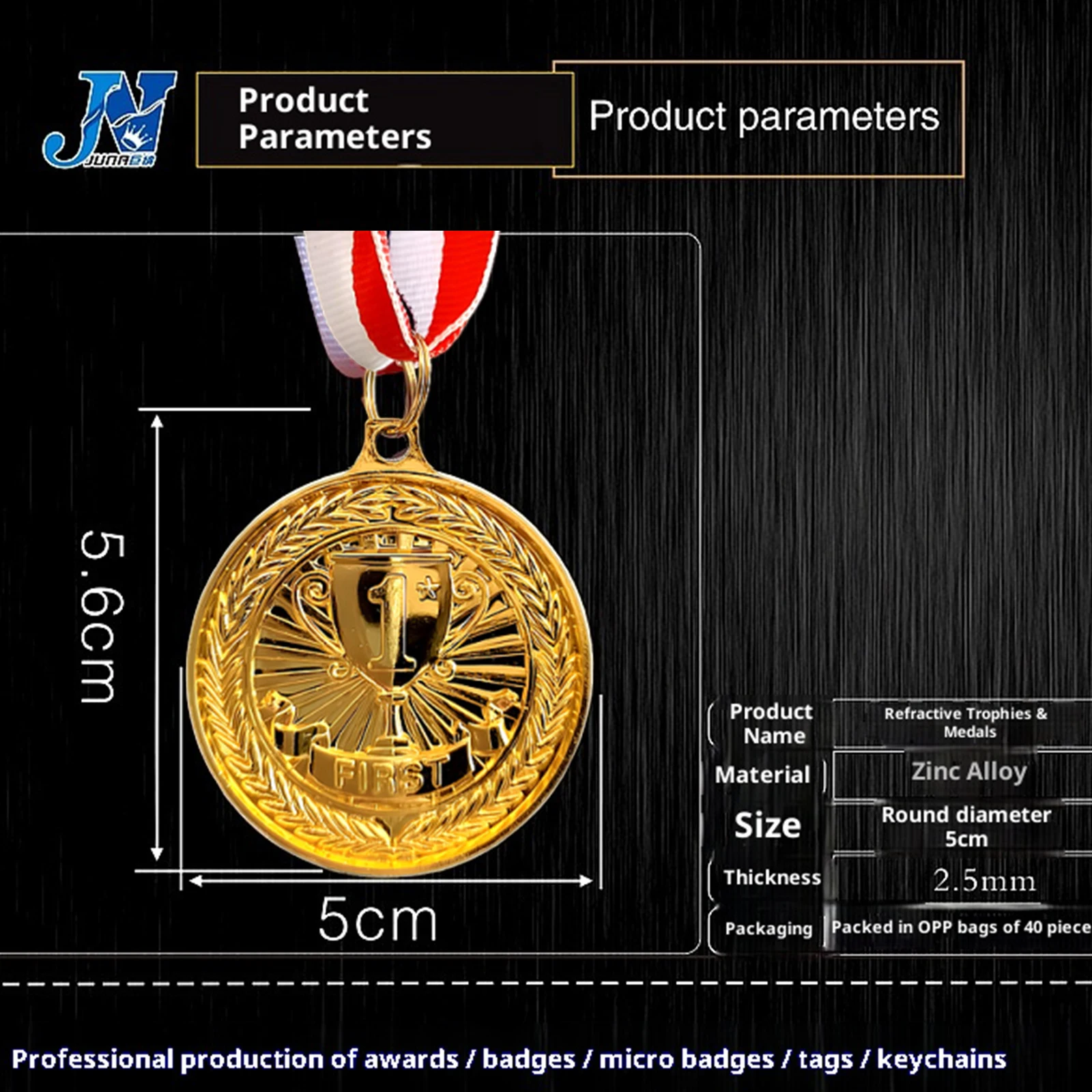 10개의 수상 메달 세트(넥 리본 포함) - 스포츠 트로피, 마라톤 대회, 일상생활 학습 프로젝트용