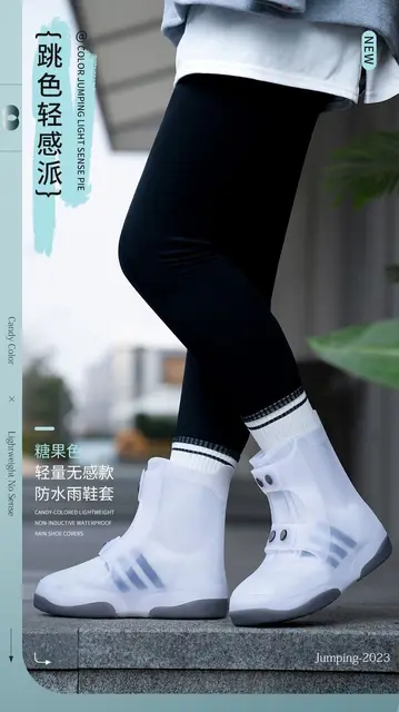 Copriscarpe Impermeabili In Silicone 3 Paia - Antiscivolo Per Pioggia E Neve - Foto 5