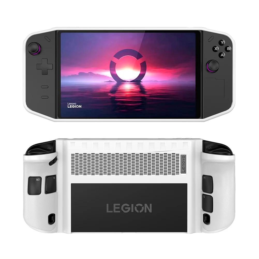 TPU 케이스 충격 방지 보호 케이스, 스탠드 포함, 낙하 방지, 부드러운 보호 슬리브, Lenovo Legion GO 게임 액세서리