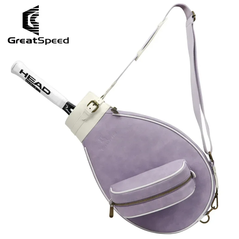 GreatSpeed Tennis Single Shoulder Bag Badminton Backpack Adult one-shoulder Tote Vintage Bag men's and women's models 3