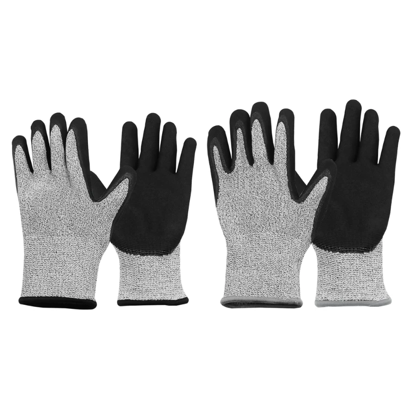 

Cut Proof Gloves HPPE Anti-cut Safety Work Gloves Woodworking Kitchen Outdoor
