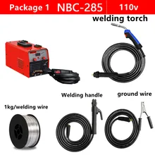  KESCOTT MIG/MMA/TIG NB-285 półautomatyczne spawanie gazowe spawarka MIG z  0.8mm Flux Core 0.4-4mm do lutowania bezgazowego 