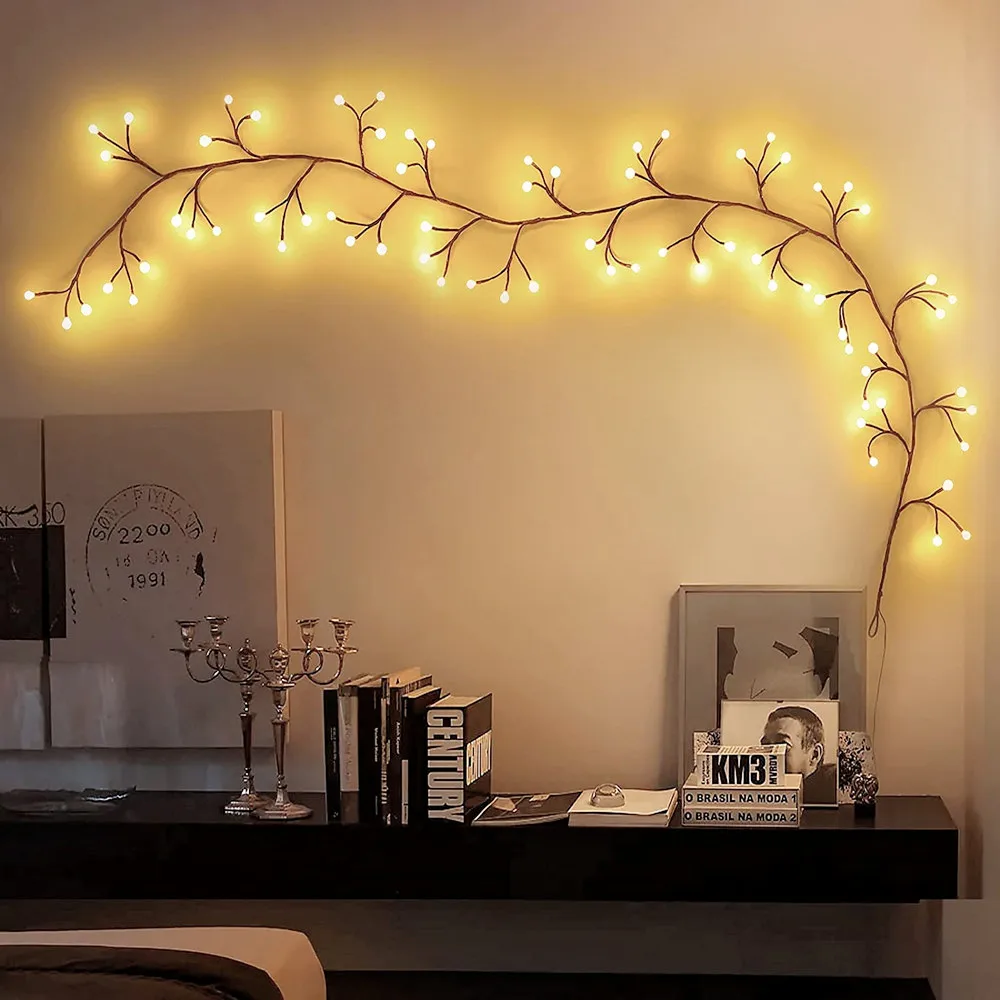 

Гибкая гирлянда из ротанга, 7 футов