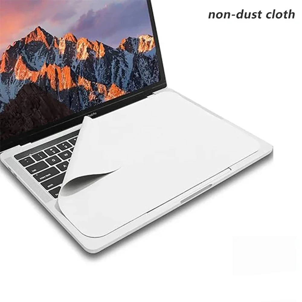 Premium Dustproof Microfiber Screen & Keyboard Cleaning Cloth with Palm Protector