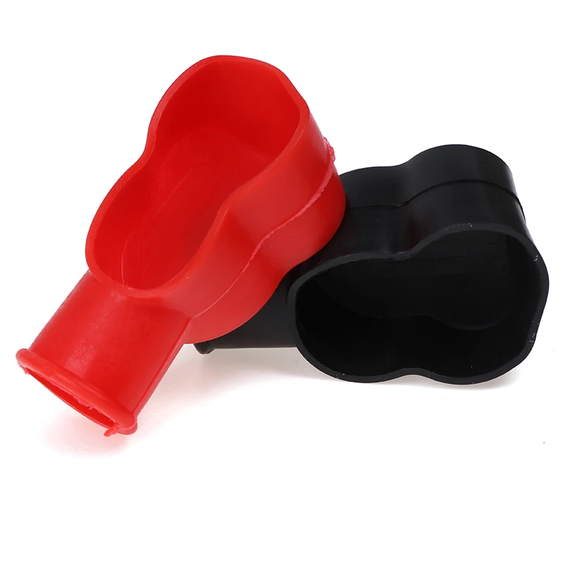 Car Battery Negative Positive Terminal Covers car battery accessories car battery cover 2PCS 4 styles Cap Boot Insulating Protector Replacement Batteries Accessories