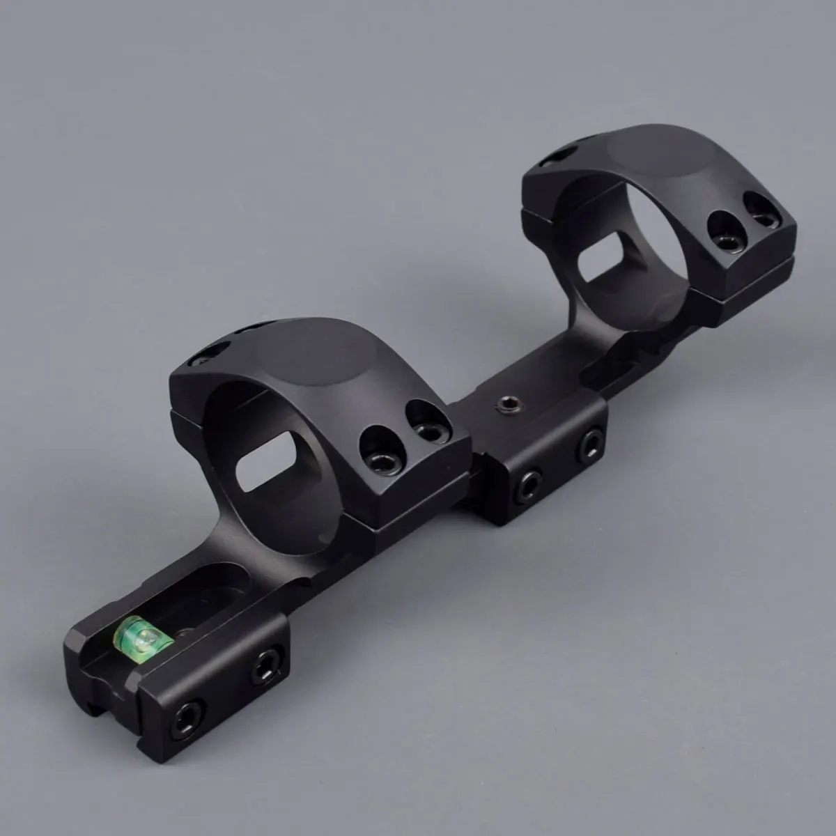 Monture Rapide (QD) Avec Niveau à Bulle Pour Rail Picatinny 20mm - Diamètre Tube 1" (25.4/30mm)