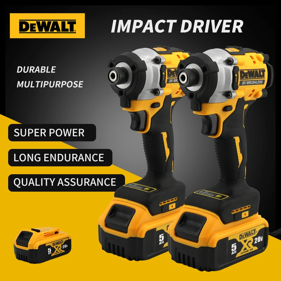 강력한 성능과 합리적인 가격의 Dewalt 브러시리스 무선 다기능 임팩트 드릴