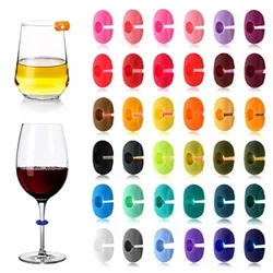 Colorful Silicone Drink Markers for Party and Event Identification (8 pcs)
