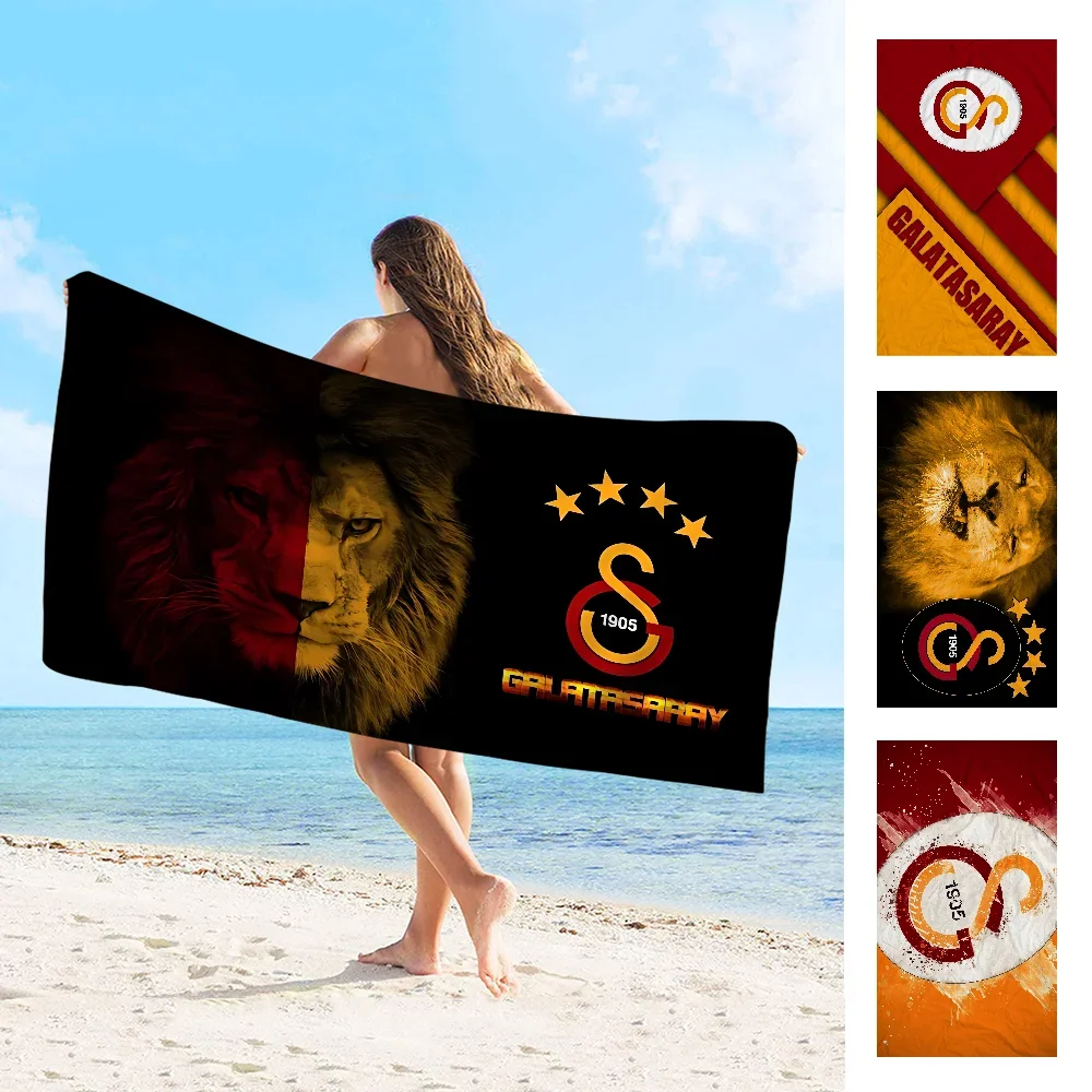 G-Galatasarays Microfiber Printed Beach Towel Mountain Climbing Yoga Beach Swimming Running Absorbent Soft Towel